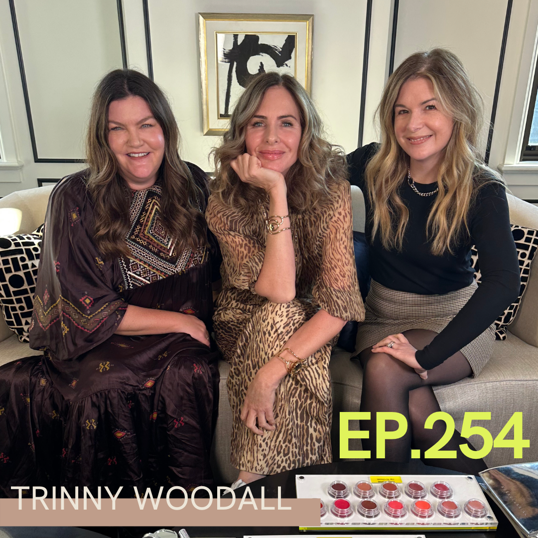 A photo of Jill Dunn with Carlene Higgins with Trinny Woodall, the founder of Trinny London