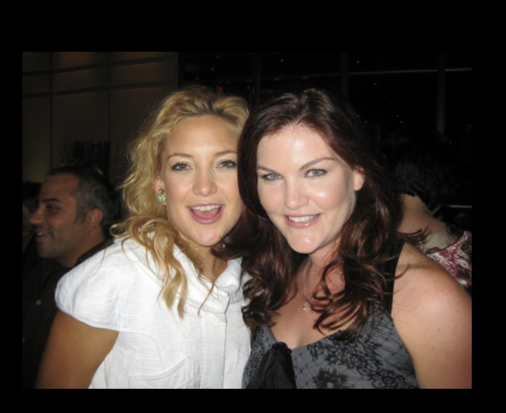 A throwback photo of Jill Dunn with Kate Hudson in 2008