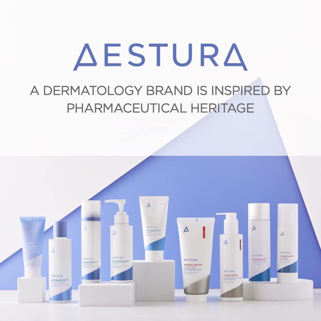 a promotional photo of the Aestura Atobarrier 365 Line