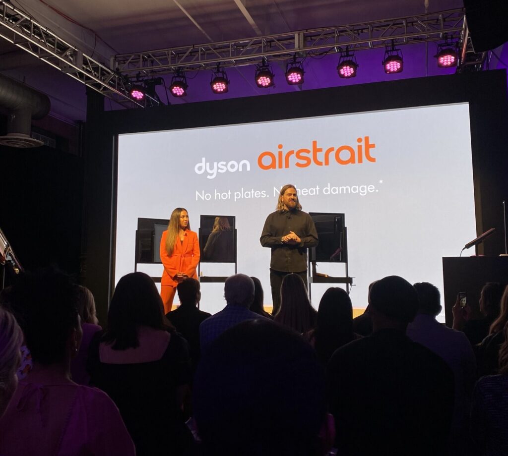 Matthew Collins Helping Launch The New Dyson Airstrait in NYC