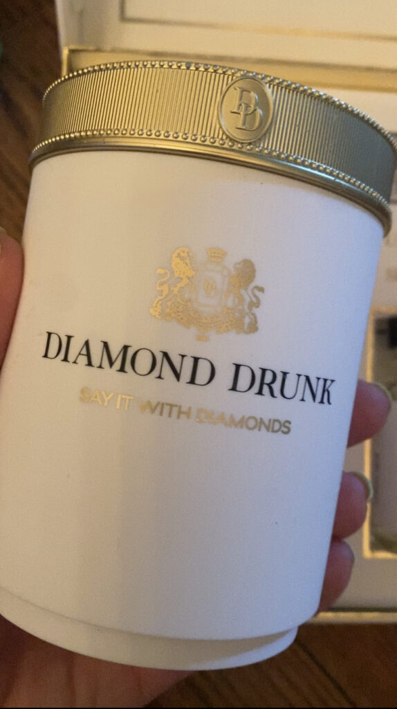 A photo of Jerrod's debut Diamond Drunk diamond cleansing system