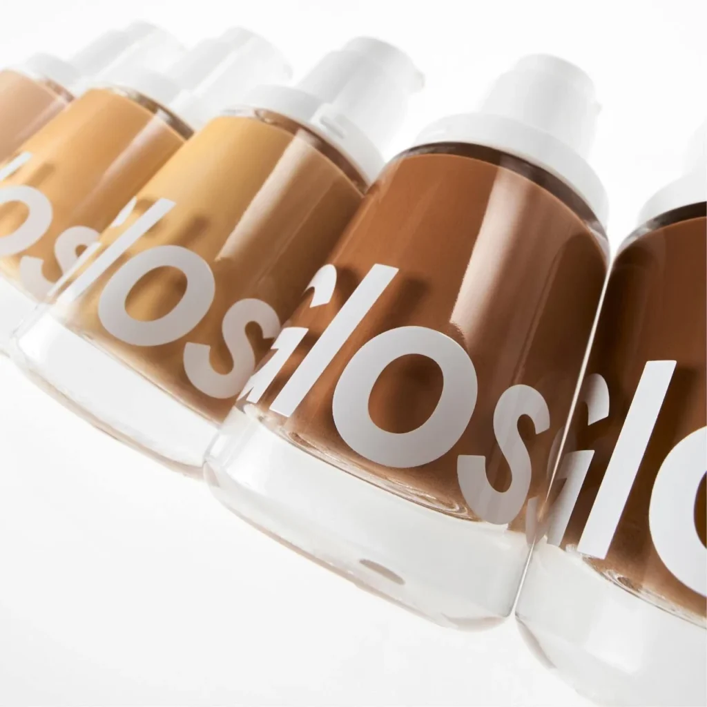 a promotional image of the Glossier Stretch Fluid Foundation